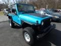 1997 Lapis Blue Jeep Wrangler SE 4x4  photo #5