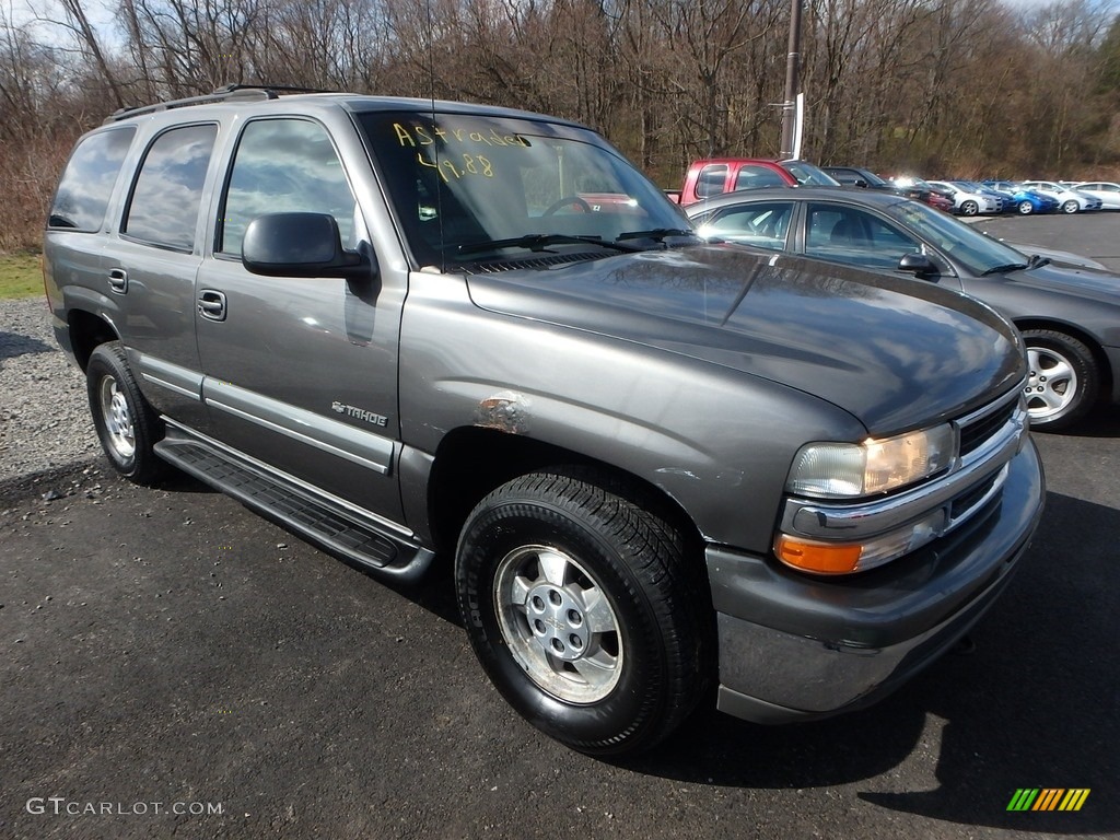 2000 Tahoe LT 4x4 - Medium Charcoal Gray Metallic / Graphite photo #5