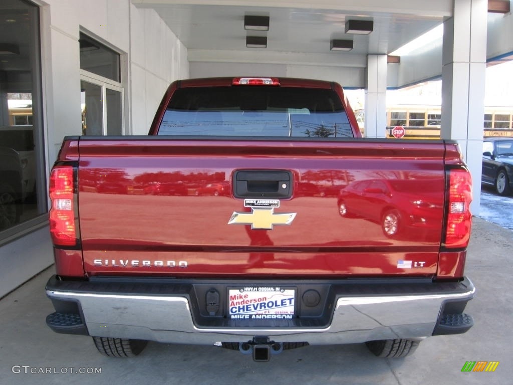 2017 Silverado 1500 LT Crew Cab 4x4 - Siren Red Tintcoat / Jet Black photo #4