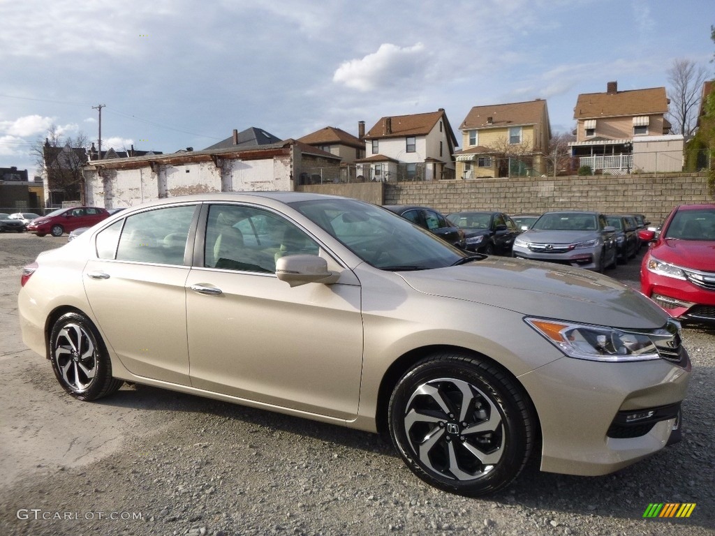 2017 Accord EX Sedan - Champagne Frost Pearl / Ivory photo #1