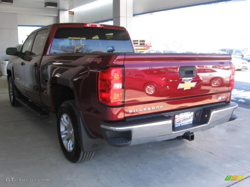 2017 Silverado 1500 LT Crew Cab 4x4 - Siren Red Tintcoat / Jet Black photo #18