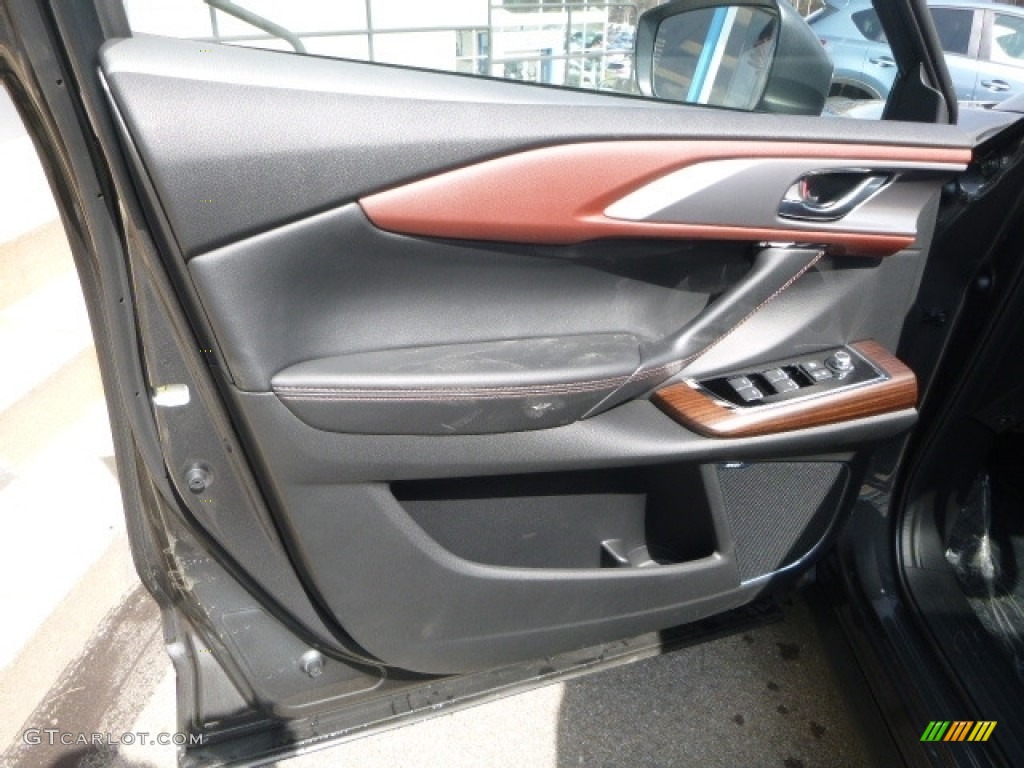 2017 CX-9 Signature AWD - Machine Gray Metallic / Signature Auburn photo #11
