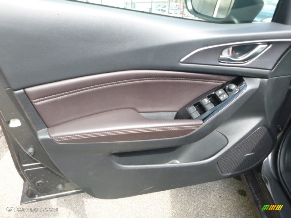 2017 Mazda MAZDA3 Grand Touring 5 Door Black Door Panel Photo #119488434
