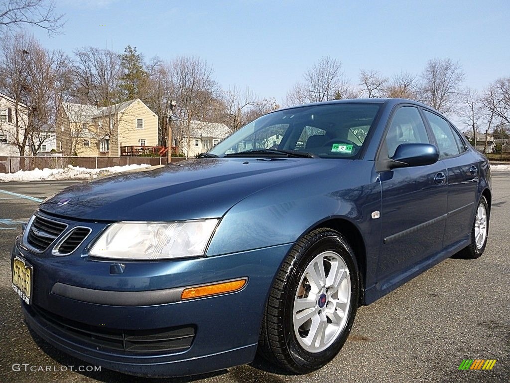 2006 9-3 2.0T Sport Sedan - Fusion Blue Metallic / Slate Gray photo #1
