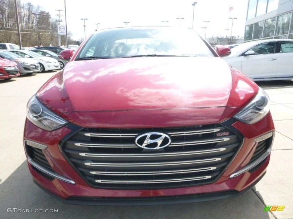 2017 Elantra Sport - Red / Black photo #4