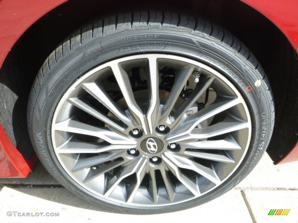 2017 Elantra Sport - Red / Black photo #7