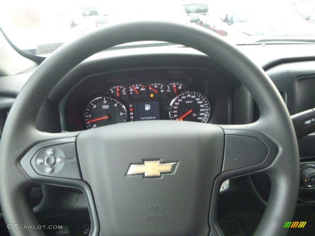 2017 Silverado 2500HD Work Truck Double Cab 4x4 - Black / Dark Ash/Jet Black photo #20