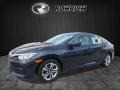 2017 Aegean Blue Metallic Honda Civic LX Sedan  photo #4