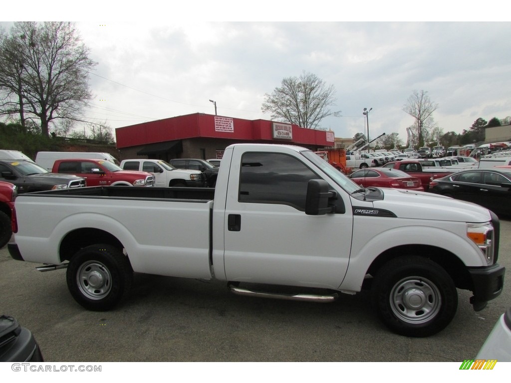 2015 F250 Super Duty XL Regular Cab - Oxford White / Steel photo #4