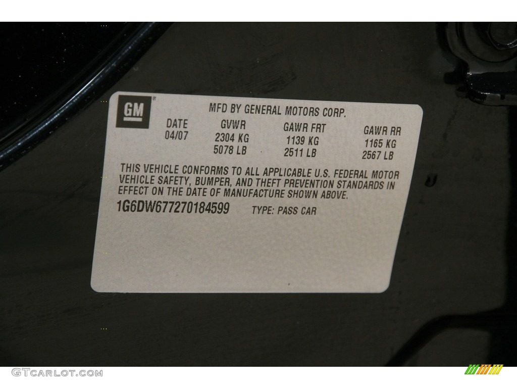 2007 STS V6 - Black Raven / Light Gray photo #19