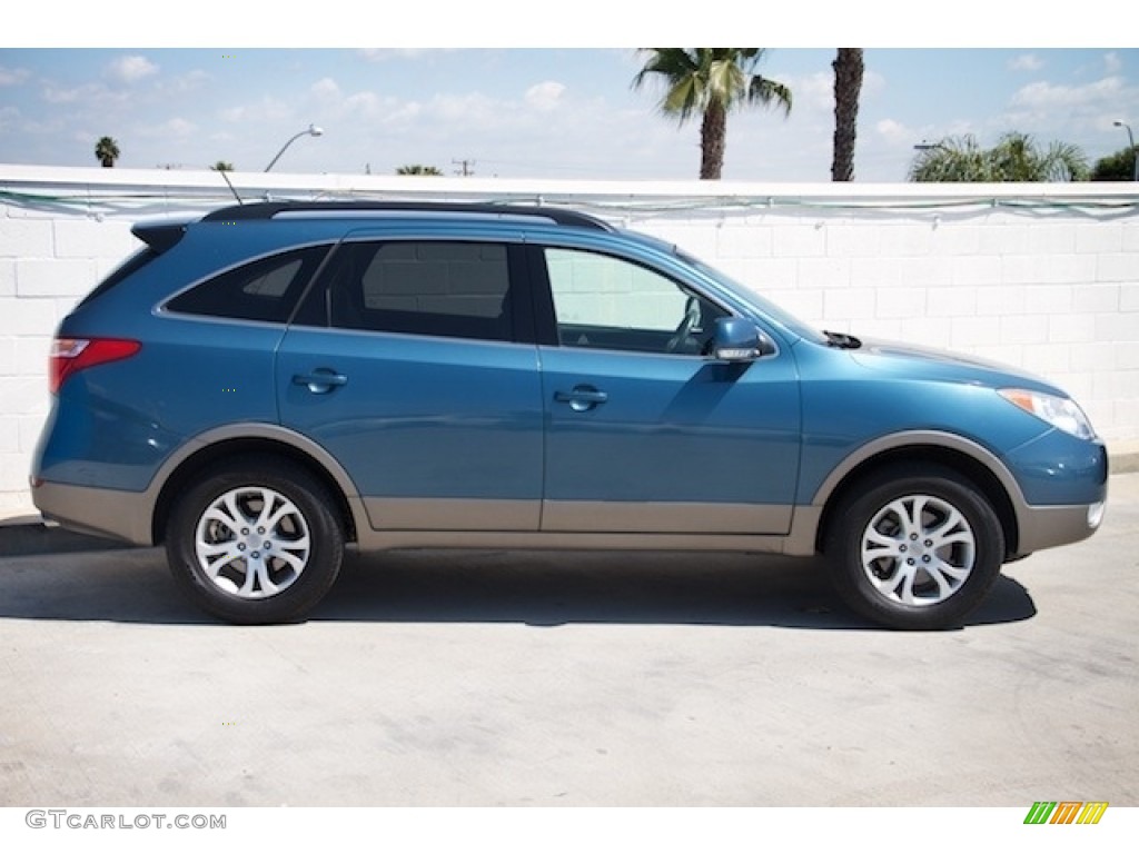 2012 Veracruz GLS AWD - Athens Blue / Gray photo #10