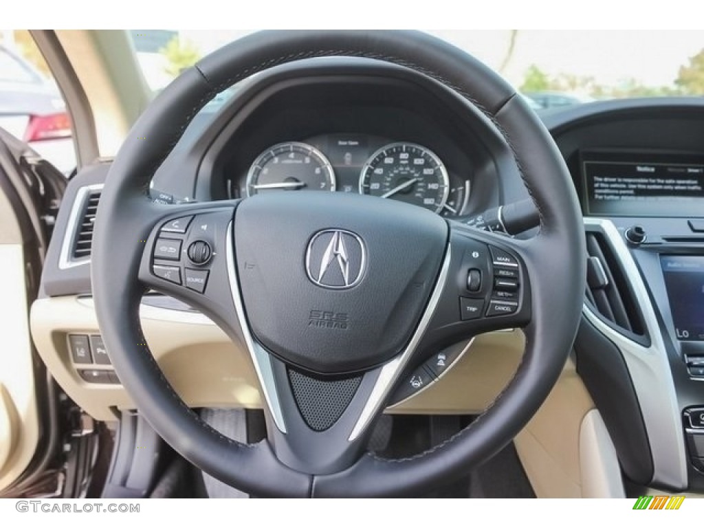 2017 TLX V6 Advance Sedan - Crystal Black Pearl / Parchment photo #29