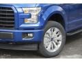 2017 Lightning Blue Ford F150 XL SuperCab 4x4  photo #2