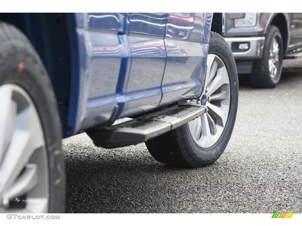 2017 F150 XL SuperCab 4x4 - Lightning Blue / Black photo #4