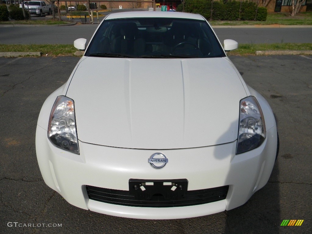 2004 350Z Performance Coupe - Pikes Peak White Pearl / Carbon Black photo #5