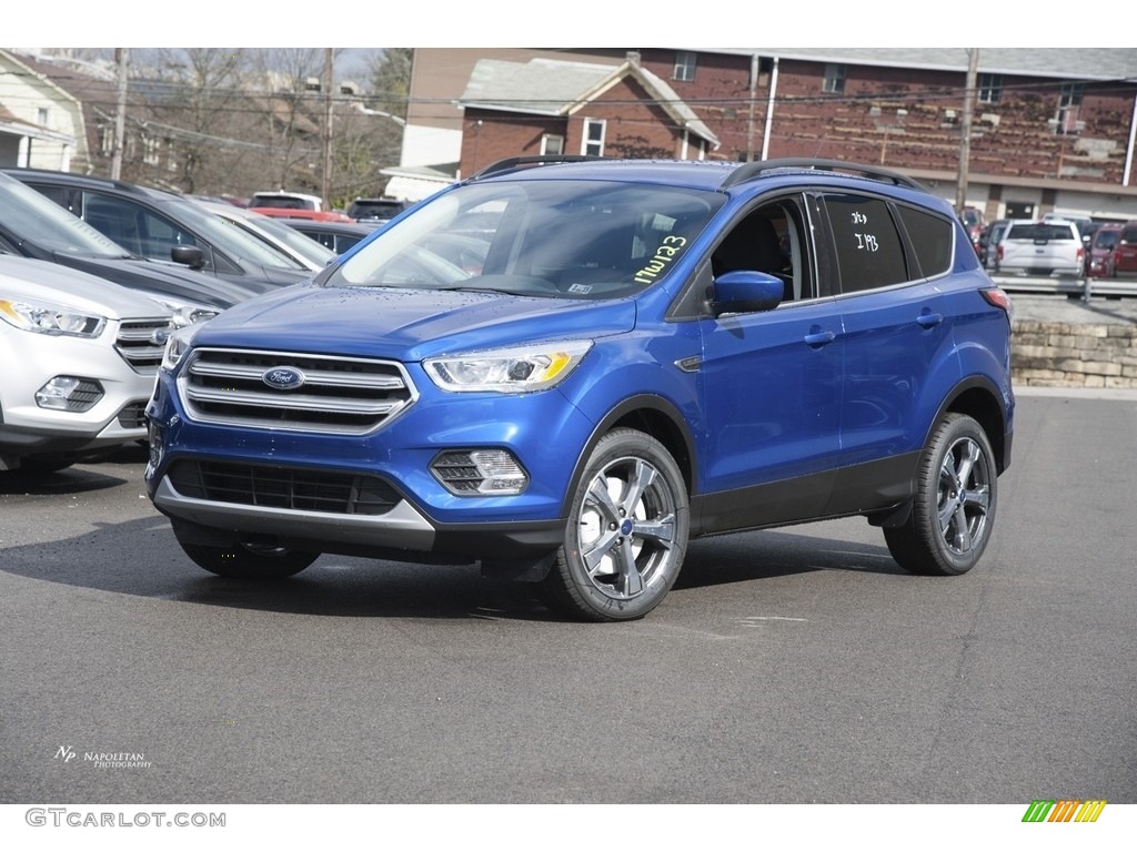 Lightning Blue Ford Escape