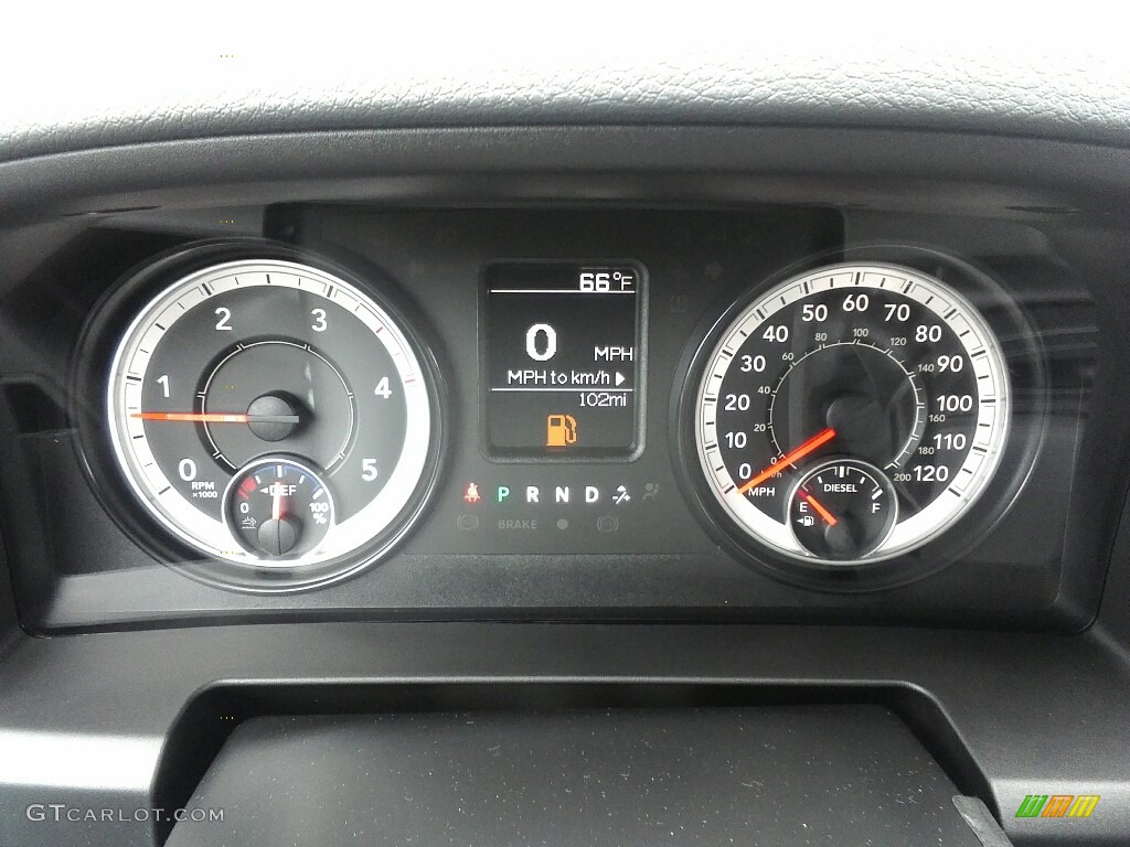 2017 Ram 4500 Tradesman Crew Cab 4x4 Chassis Gauges Photo #119498310