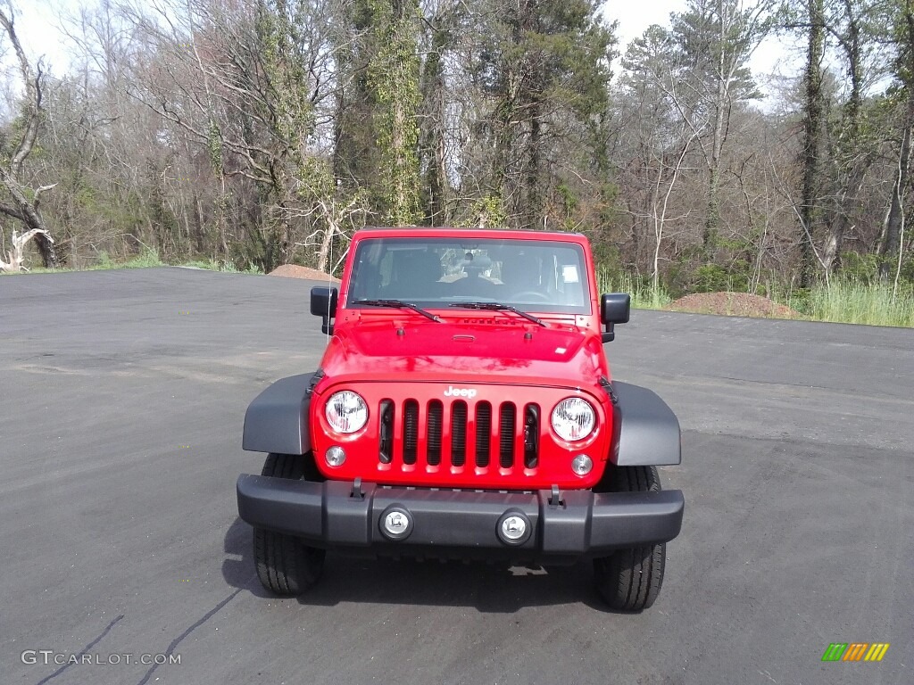 2017 Wrangler Unlimited Sport 4x4 - Firecracker Red / Black photo #3