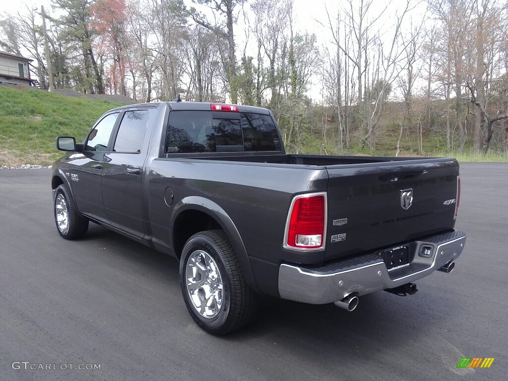 2017 1500 Laramie Crew Cab 4x4 - Granite Crystal Metallic / Canyon Brown/Light Frost Beige photo #9