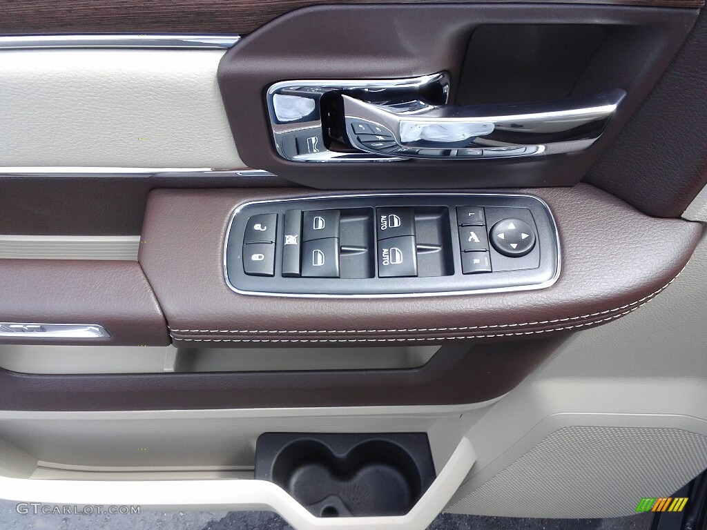2017 1500 Laramie Crew Cab 4x4 - Granite Crystal Metallic / Canyon Brown/Light Frost Beige photo #11