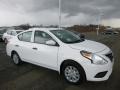 Fresh Powder White 2017 Nissan Versa S Exterior