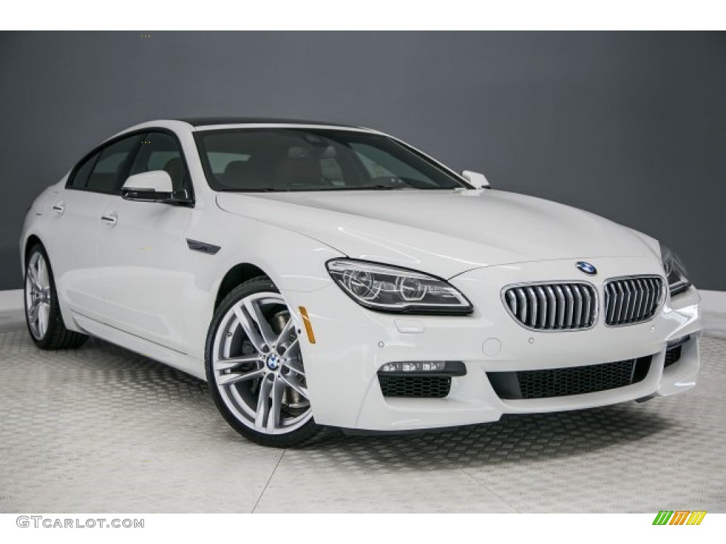 Alpine White 2017 BMW 6 Series 650i Gran Coupe Exterior Photo #119503705
