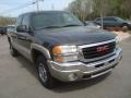 2003 Carbon Metallic GMC Sierra 1500 SLE Extended Cab 4x4  photo #7