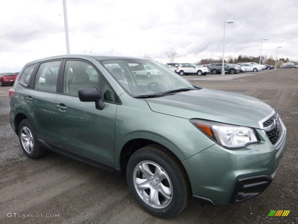 Jasmine Green Metallic 2017 Subaru Forester 2.5i Exterior Photo #119504305