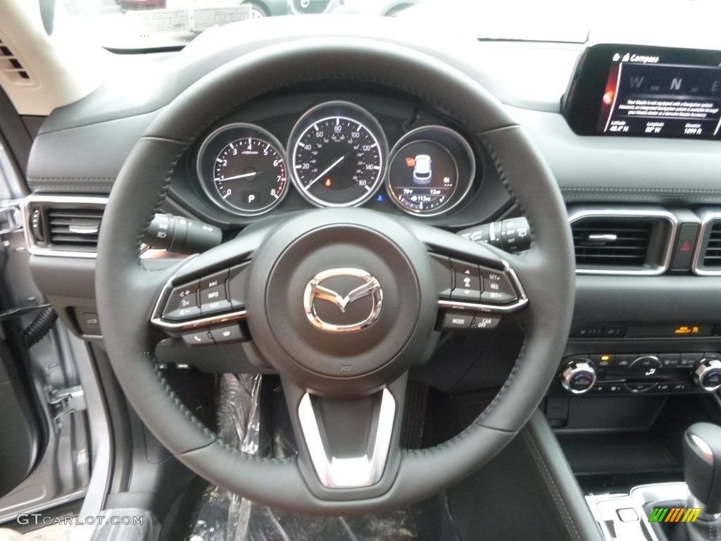 2017 Mazda CX-5 Grand Touring AWD Black Steering Wheel Photo #119505214
