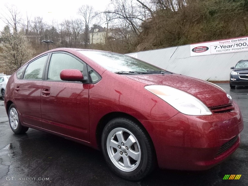 Salsa Red Pearl Toyota Prius