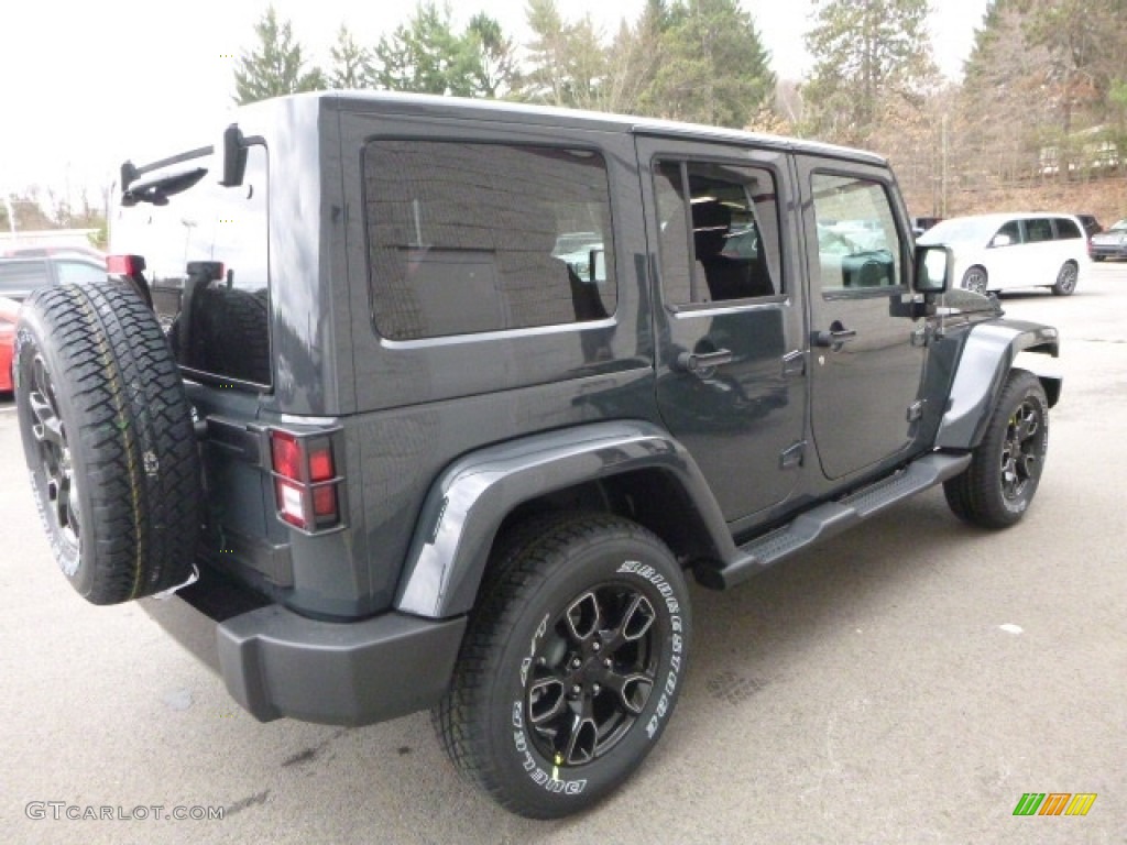 2017 Wrangler Unlimited Sahara 4x4 - Rhino / Black photo #6