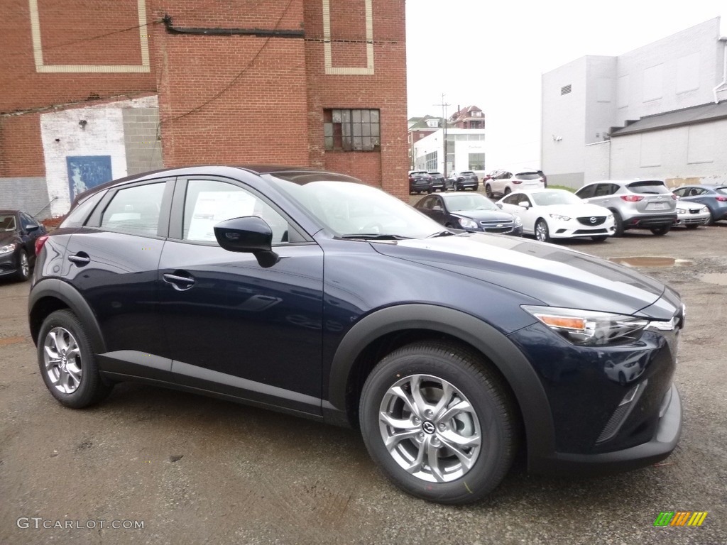 Deep Crystal Blue Mica 2017 Mazda CX-3 Sport AWD Exterior Photo #119506717