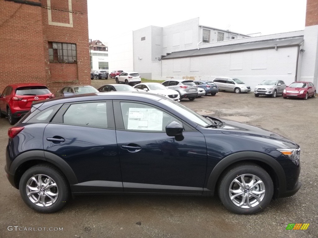 Deep Crystal Blue Mica 2017 Mazda CX-3 Sport AWD Exterior Photo #119506747