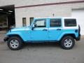2017 Chief Blue Jeep Wrangler Unlimited Chief Edition 4x4  photo #2