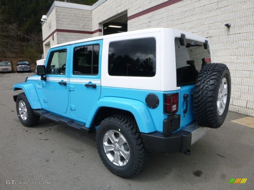 2017 Wrangler Unlimited Chief Edition 4x4 - Chief Blue / Black photo #3