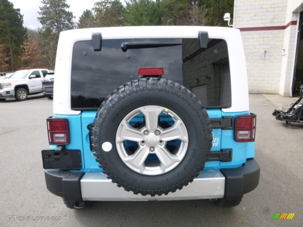2017 Wrangler Unlimited Chief Edition 4x4 - Chief Blue / Black photo #4