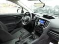 Black 2017 Subaru Impreza 2.0i 4-Door Interior Color