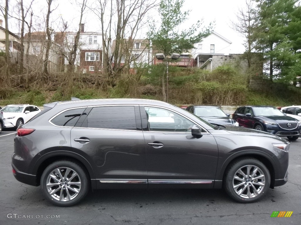 Machine Gray Metallic 2017 Mazda CX-9 Signature AWD Exterior Photo #119507677