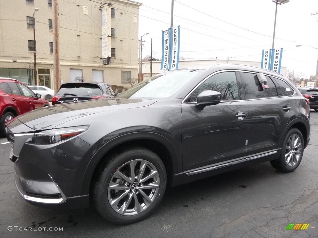 Machine Gray Metallic 2017 Mazda CX-9 Signature AWD Exterior Photo #119507737