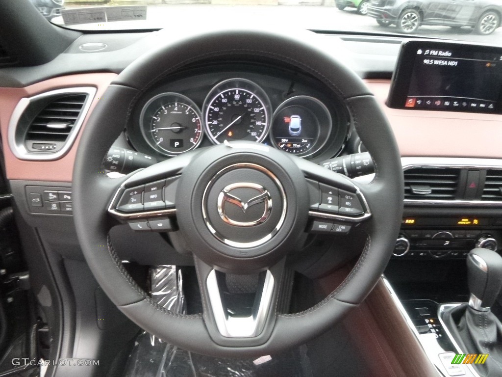 2017 Mazda CX-9 Signature AWD Signature Auburn Steering Wheel Photo #119507932