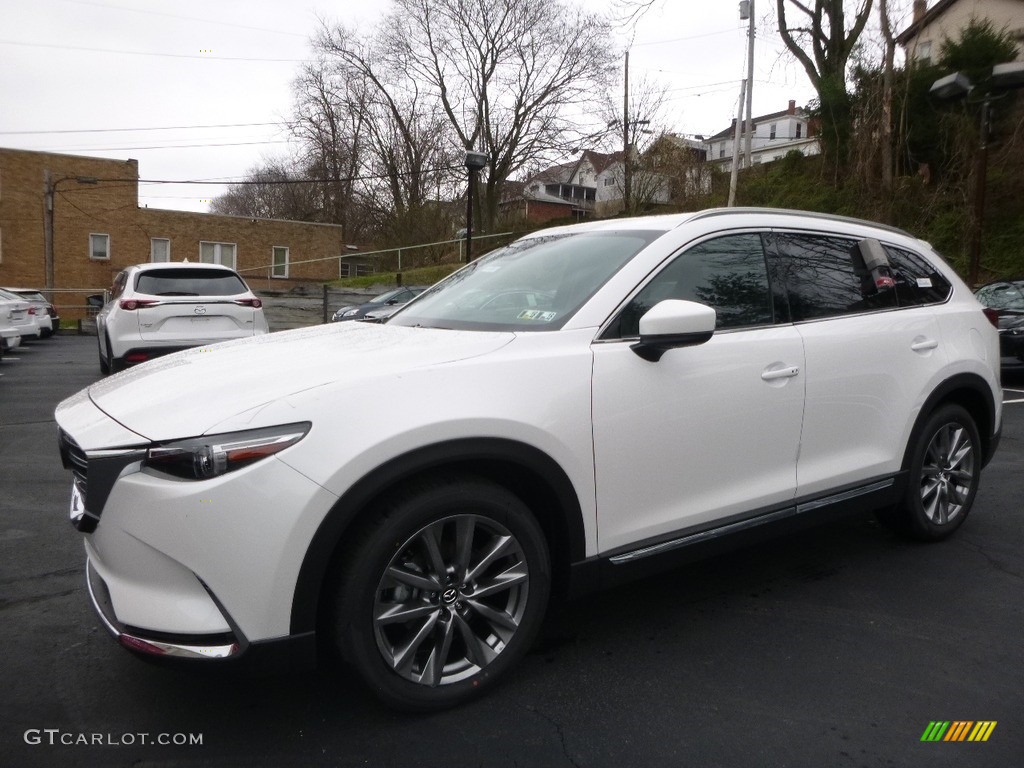 Snowflake White Pearl Mica 2017 Mazda CX-9 Grand Touring AWD Exterior Photo #119508596