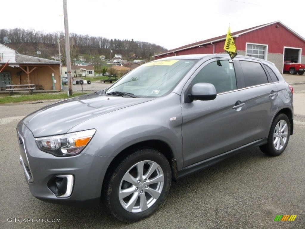 2015 Outlander Sport SE AWC - Mercury Gray / Black photo #1