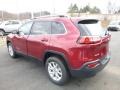 2017 Deep Cherry Red Crystal Pearl Jeep Cherokee Latitude 4x4  photo #3