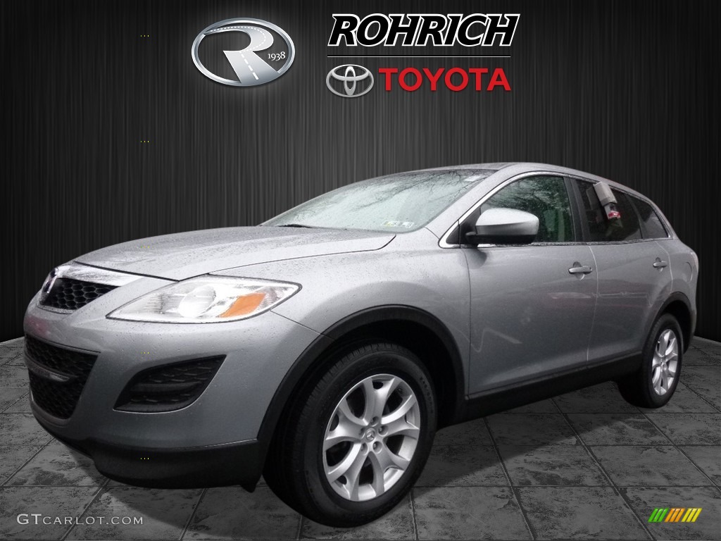 2011 CX-9 Touring AWD - Liquid Silver Metallic / Black photo #3
