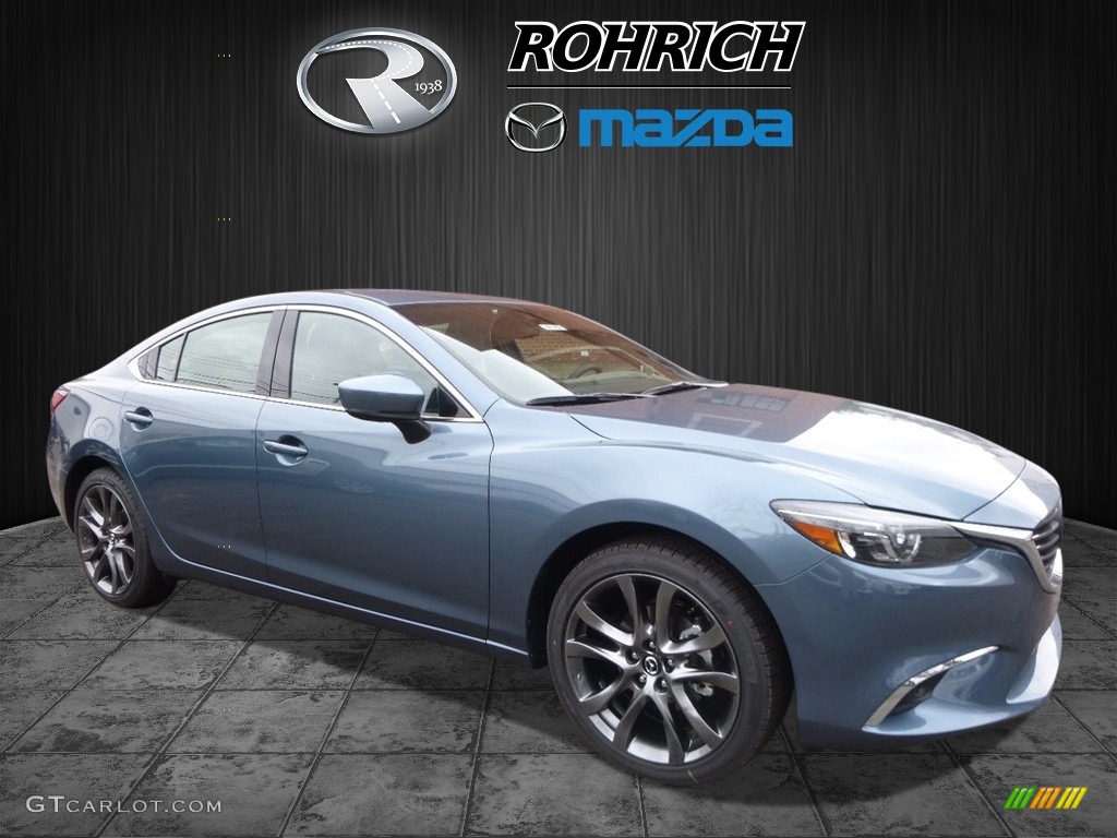 2017 Mazda6 Grand Touring - Blue Reflex Mica / Black photo #1