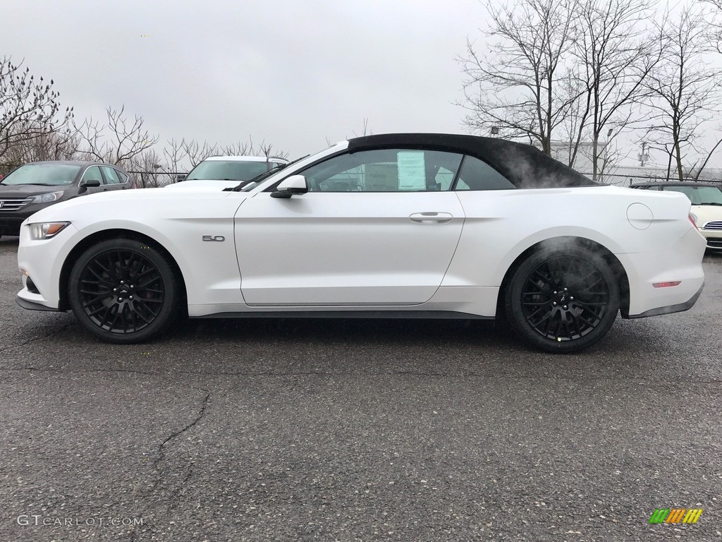 2017 Mustang GT Premium Convertible - Oxford White / Ebony photo #1