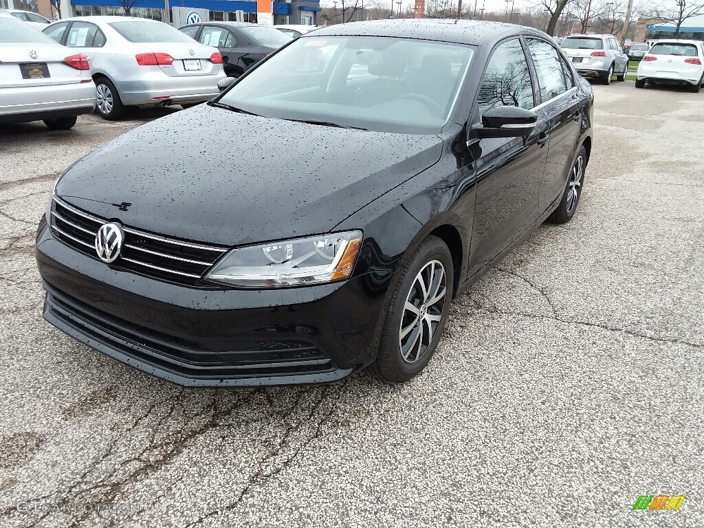 2017 Jetta SE - Black / Titan Black photo #1