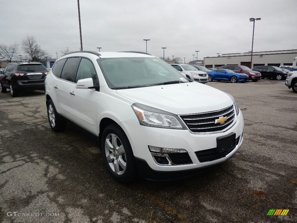 2017 Traverse LT AWD - Summit White / Ebony photo #3