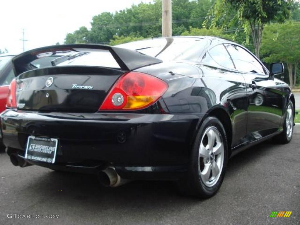 2003 Jet Black Hyundai Tiburon Tuscani 2 7 Elisa Gt Supercharged 2003 Tiburon Tuscani 2 7 Elisa Gt Supercharged Jet Black Photo 3