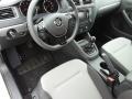 2017 Volkswagen Jetta Black/Palladium Gray Interior Front Seat Photo